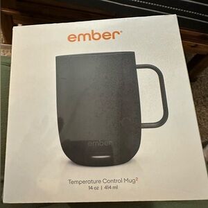 New 14 ounce black Ember Mug!